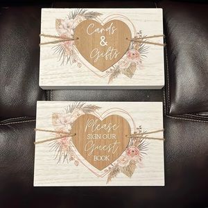 Wedding signs